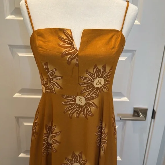 FARM Rio Sun Long Dress Size M - Picture 4 of 9
